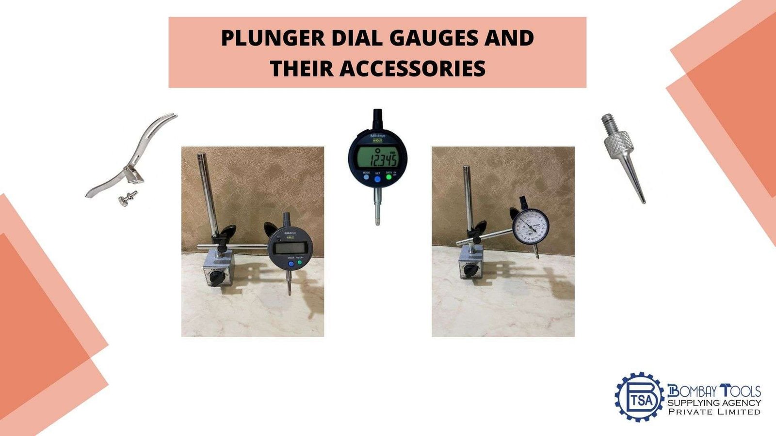 Plunger Dial Gauges and Their Accessories Bombay Tools Supplying Agency
